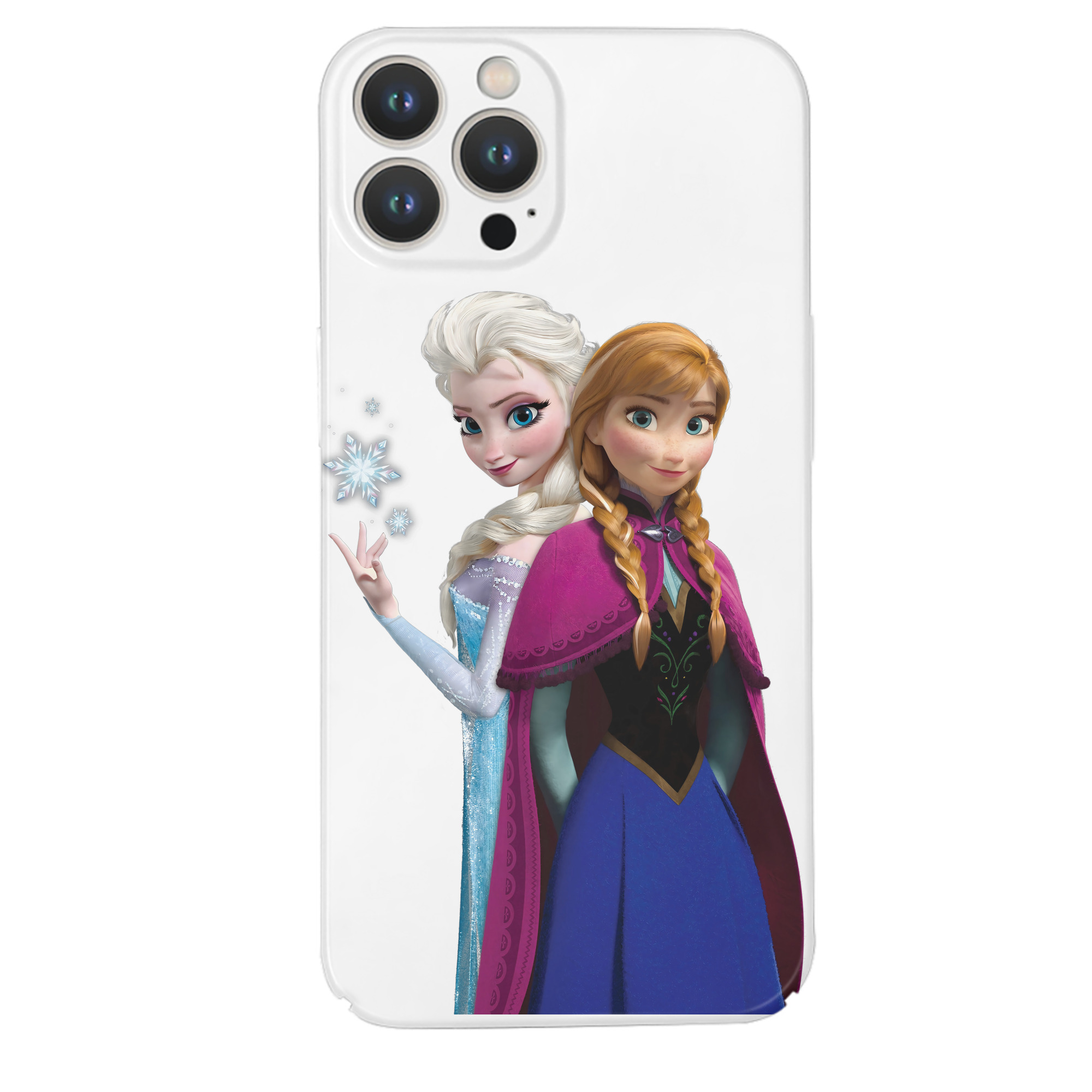 （画像用） アナと雪の女王 アンナ エルサ Frozen Anna Elsa 【iPhone 14シリーズ対応】ハードケース
